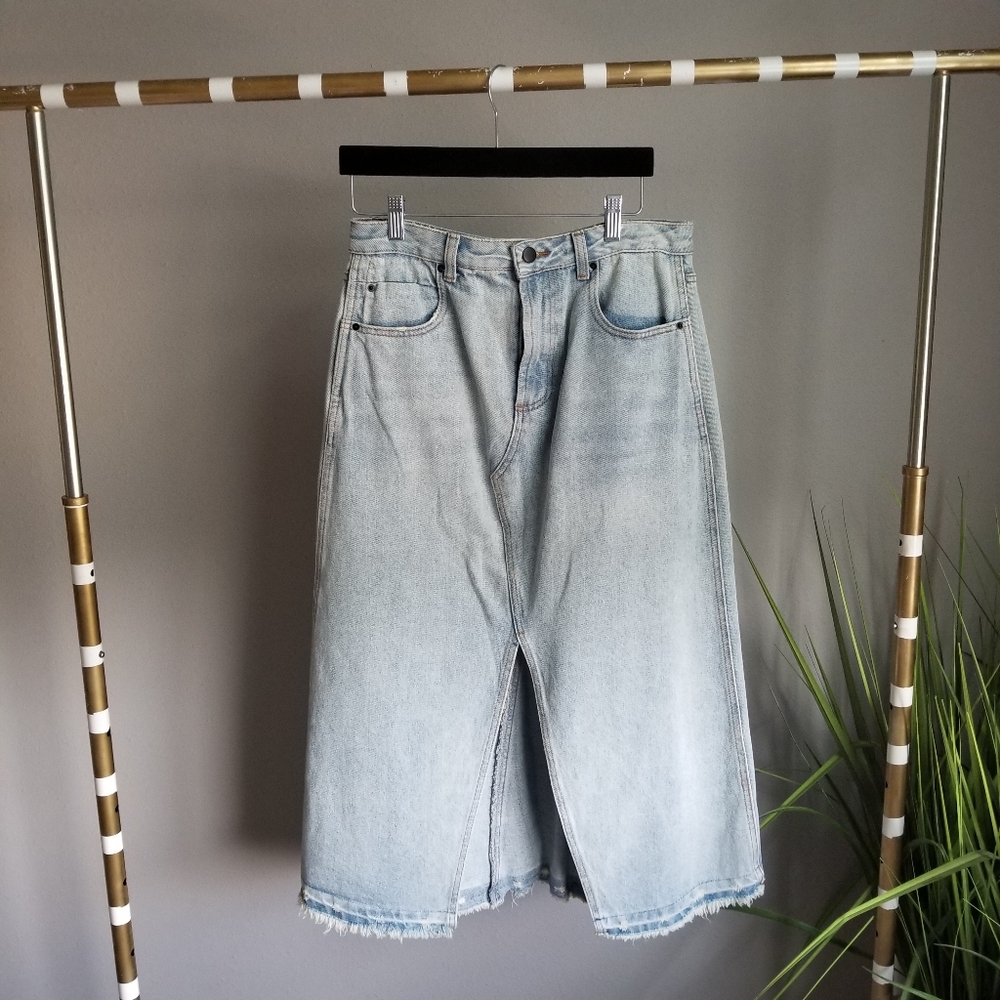 Lady luck denim skirt